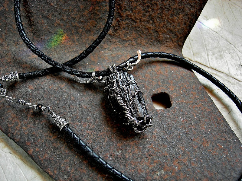 Tetons Black Tourmaline Necklace – One Tribe Jewelry