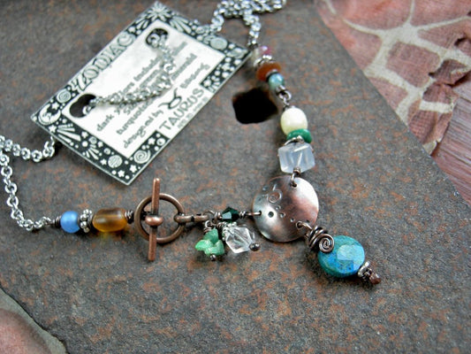 Taurus zodiac necklace, handmade birthstone jewelry, custom astrological gemstone necklace
